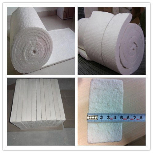 Heat Resistant Insulation 1260 Ceramic Fiber Blanket Al2O3 52% - 55% ISO Certificate