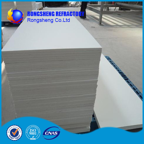 White Heat Resistence high temperature insulation board , ceramic fibre board