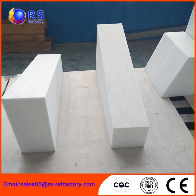 Fireproof High Temperature Corundum Mullite Brick For Gas Furnace , Roatry Kiln