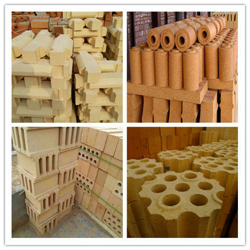 Light Yellow Alumina Fireplace Refractory Brick Anti Stripping For Glass Kiln