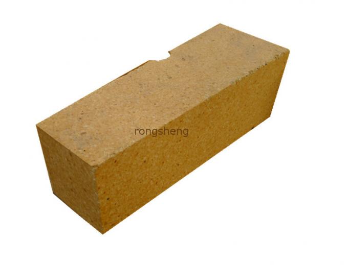 Smelting Furnace Fireplace Refractory Fire Bricks / Medium Duty Firebrick