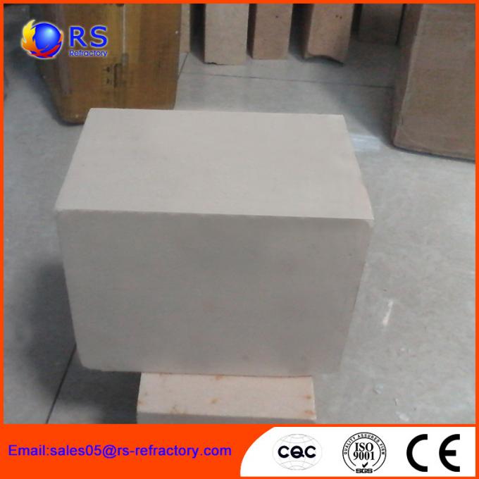 AZS 33 Zirconia Corudum Fire Clay Bricks For Glass Furnace , High Strength