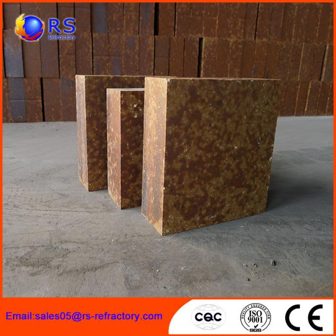 Industrial Aluminum Silicate Fire Brick , Mullite Bricks With Good Swag Performance