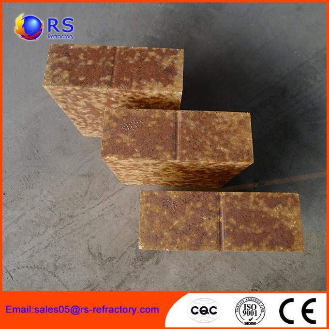 Industrial Aluminum Silicate Fire Brick , Mullite Bricks With Good Swag Performance