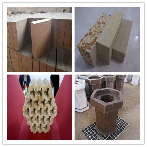 Silicon Mullite Kiln Refractory Bricks for Cooling Zone , Compact and Good Wear Resistance