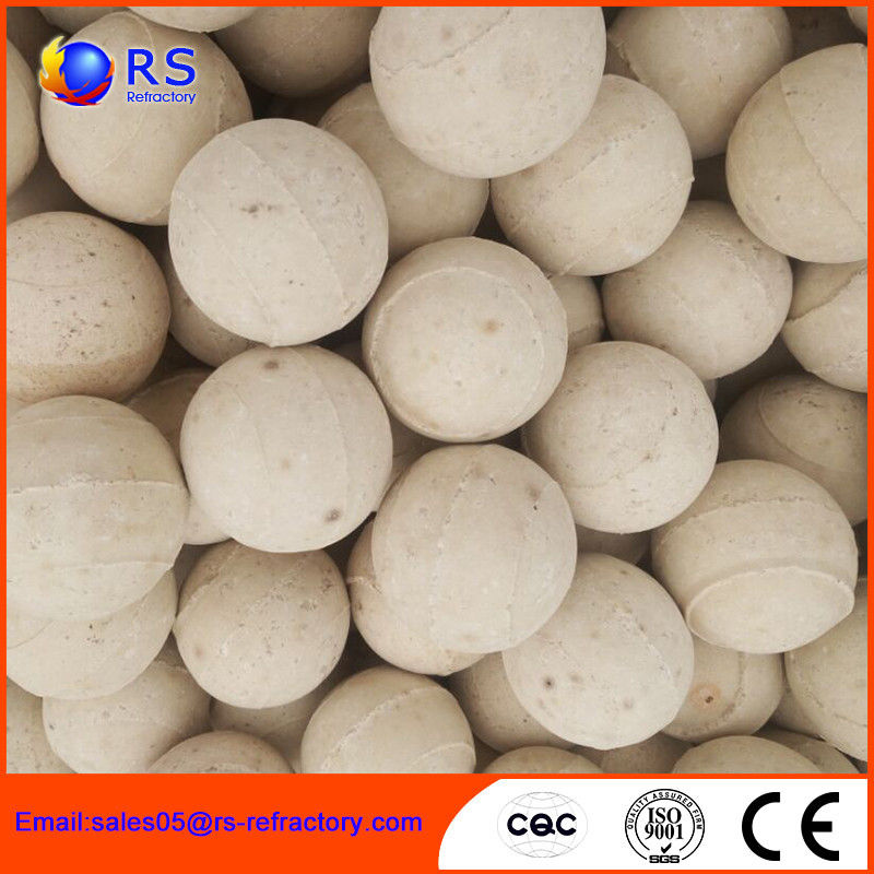 High Strength Refractory Products Refractory Ball Chemical Stability For Cermaic Plant